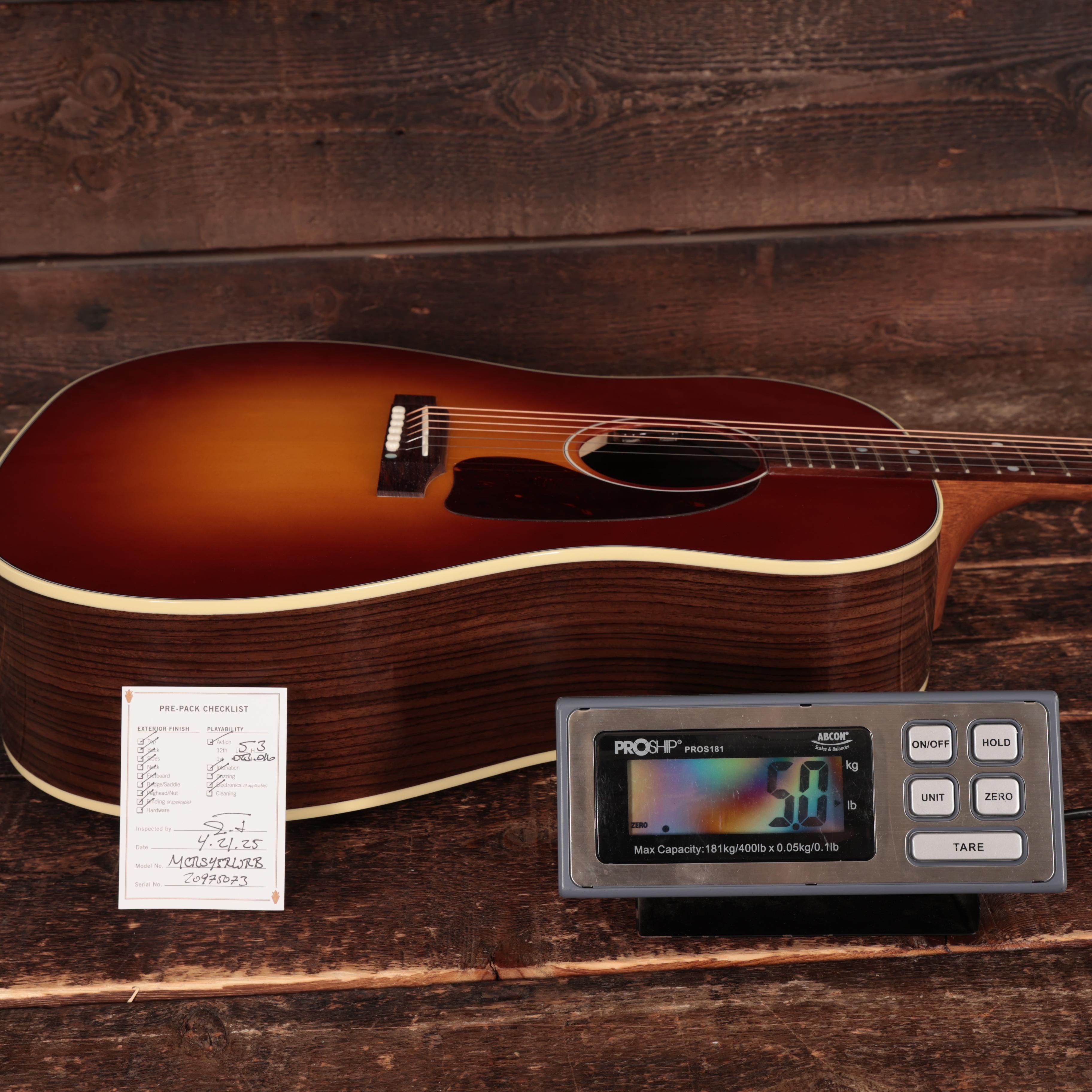 Gibson J-45 Standard Rosewood Electro-Acoustic in Rosewood Burst